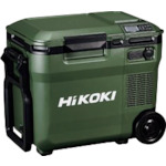 【TRUSCO】ＨｉＫＯＫＩ　１８Ｖ－１４．４Ｖ　コードレス冷温庫コンパクトタイプ　フォレストグリーン　マルチボルトセット品